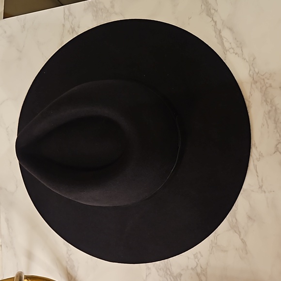 LACK OF COLOR THE GROVE BLACK FEDORA HAT SIZE 57CM (M) - Picture 12 of 15